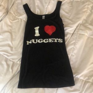 I heart nuggets tank top